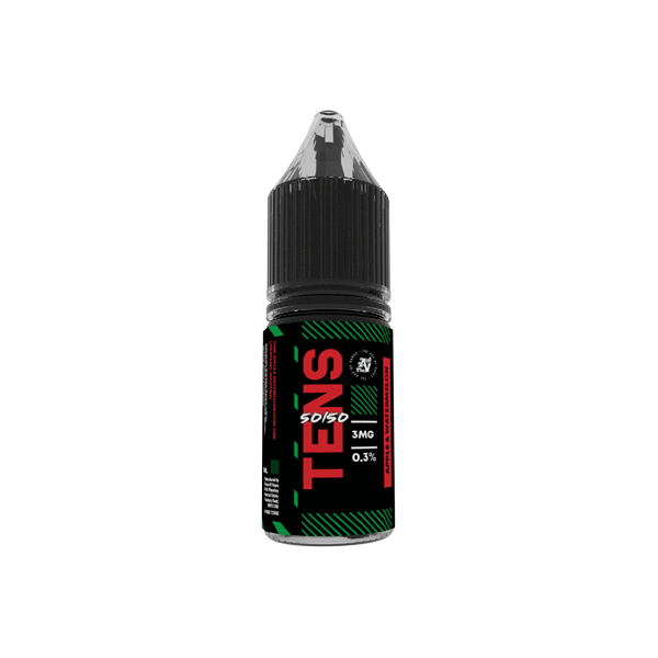 6mg Tens 50/50 10ml (50VG/50PG) - (Boîte complète) Paquet de 10