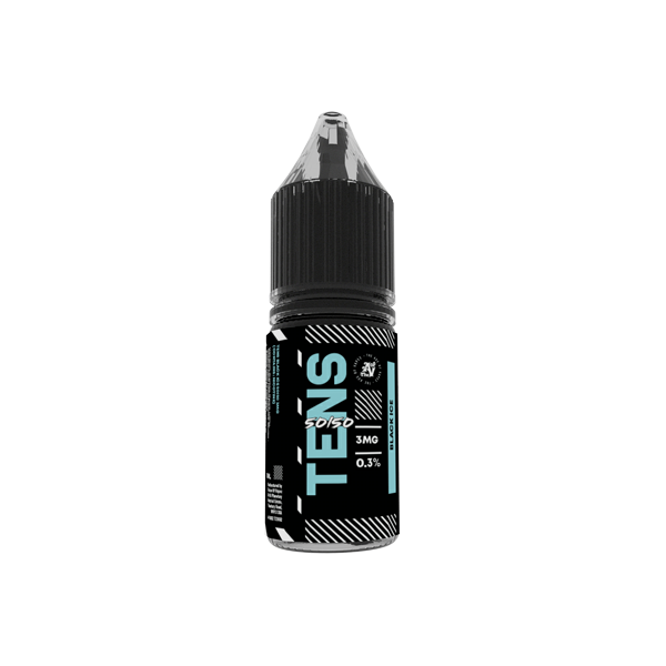 6mg Tens 50/50 10ml (50VG/50PG) - (Boîte complète) Paquet de 10