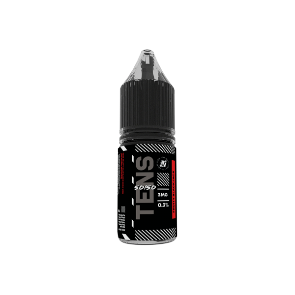 6mg Tens 50/50 10ml (50VG/50PG) - (Boîte complète) Paquet de 10