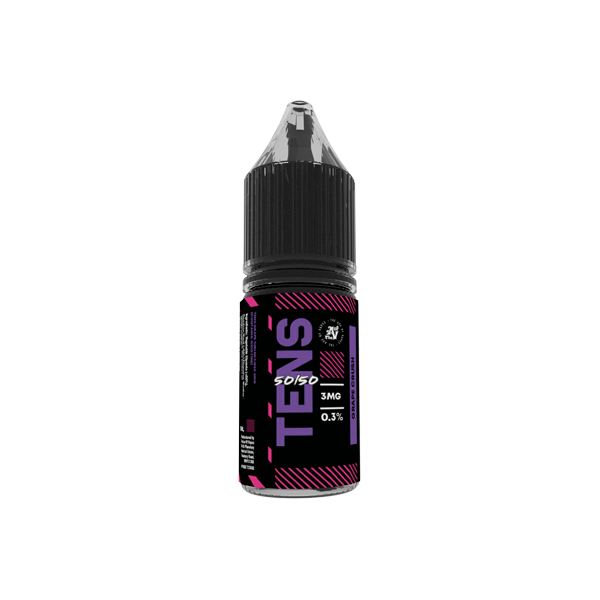 6mg Tens 50/50 10ml (50VG/50PG) - (Boîte complète) Paquet de 10