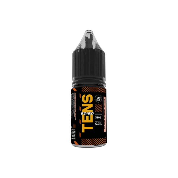 6mg Tens 50/50 10ml (50VG/50PG) - (Boîte complète) Paquet de 10
