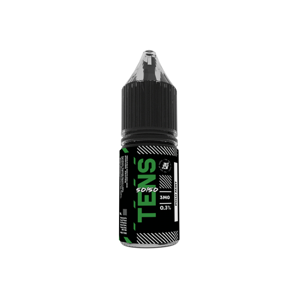 6mg Tens 50/50 10ml (50VG/50PG) - (Boîte complète) Paquet de 10