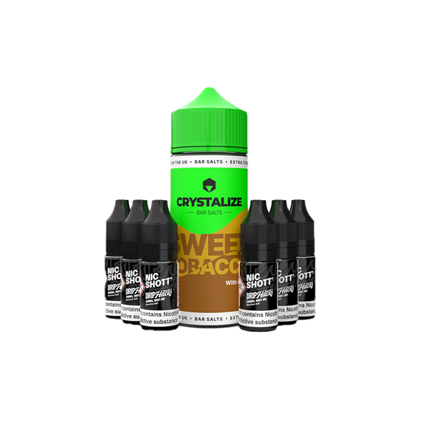 0mg Crystalize Bar Salts 120ml Shortfill (50VG/50PG)