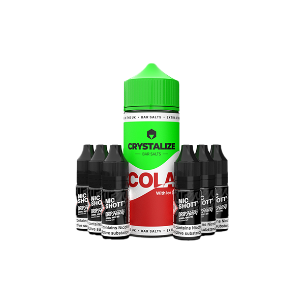 0mg Crystalize Bar Salts 120ml Shortfill (50VG/50PG)