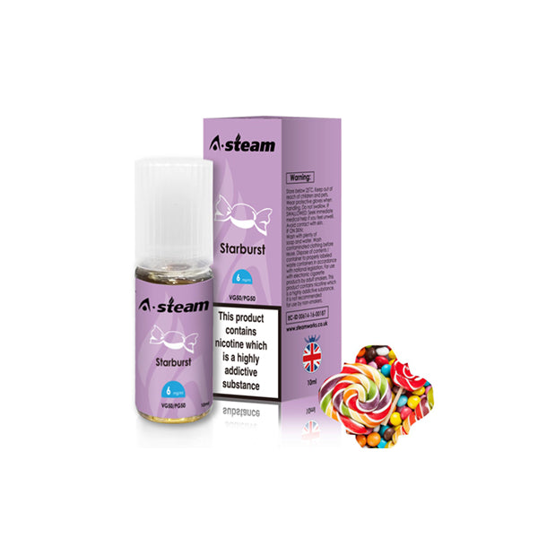 A-Steam Arômes Fruits 18MG 10ML (50VG/50PG)