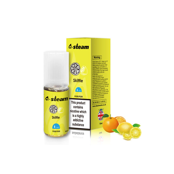 A-Steam Arômes Fruits 18MG 10ML (50VG/50PG)