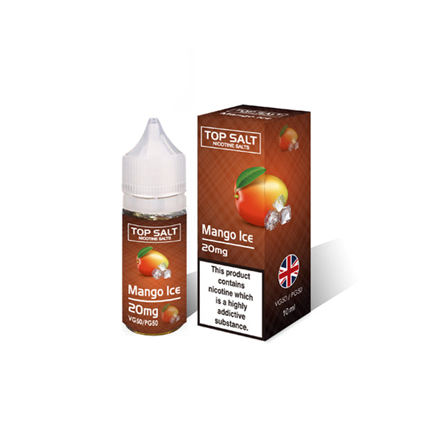 10mg Top Salt Saveur de Fruits Nic Salts par A-Steam 10ml (50VG/50PG)