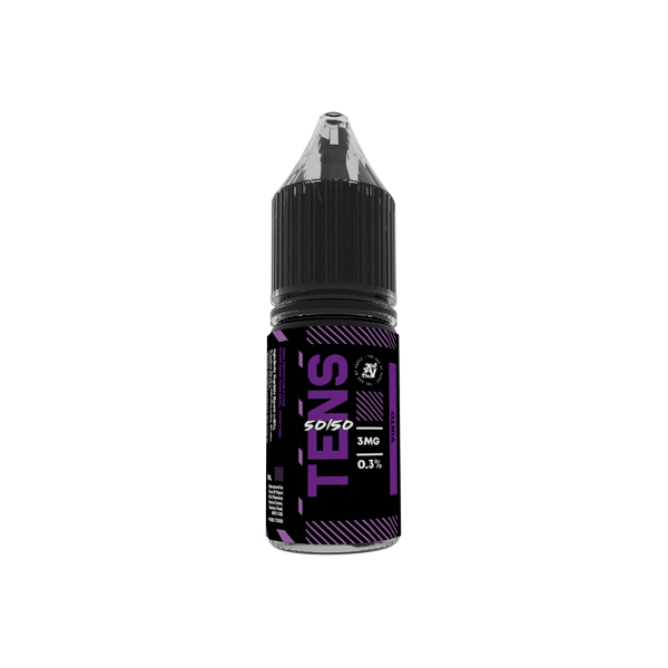 6mg Tens 50/50 10ml (50VG/50PG) - (Boîte complète) Paquet de 10