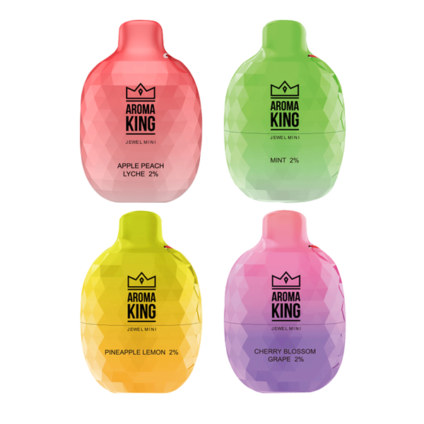 20mg Aroma King Jewel Mini dispositif jetable Vape 600 bouffées
