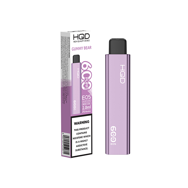 Vape jetable 20 mg HQD EOS 600 bouffées