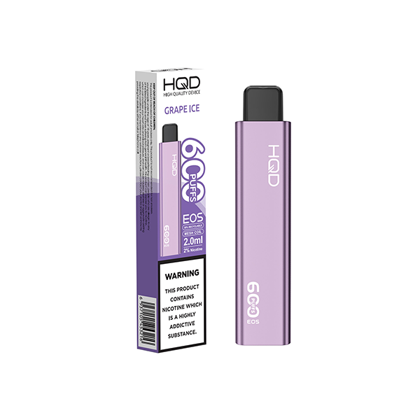 Vape jetable 20 mg HQD EOS 600 bouffées