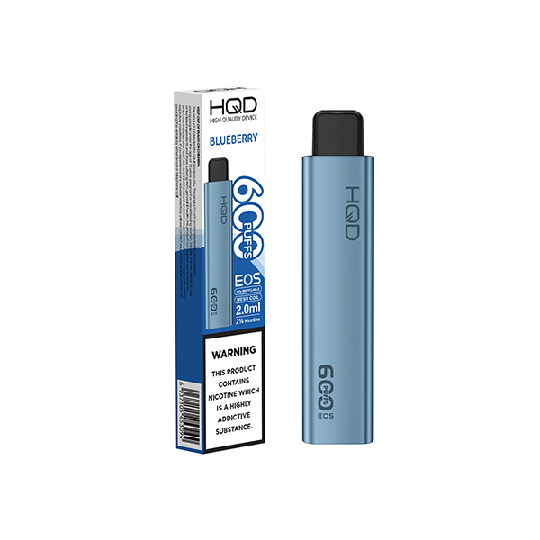 Vape jetable 20 mg HQD EOS 600 bouffées