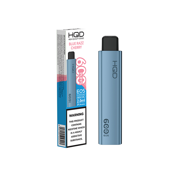 Vape jetable 20 mg HQD EOS 600 bouffées