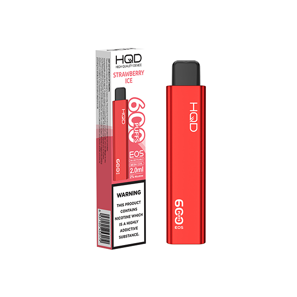 Vape jetable 20 mg HQD EOS 600 bouffées