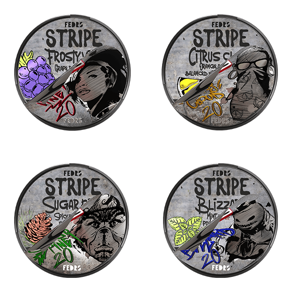 20mg Stripe Nicotine Pouches - 20 Pouches - Online Vape Shop