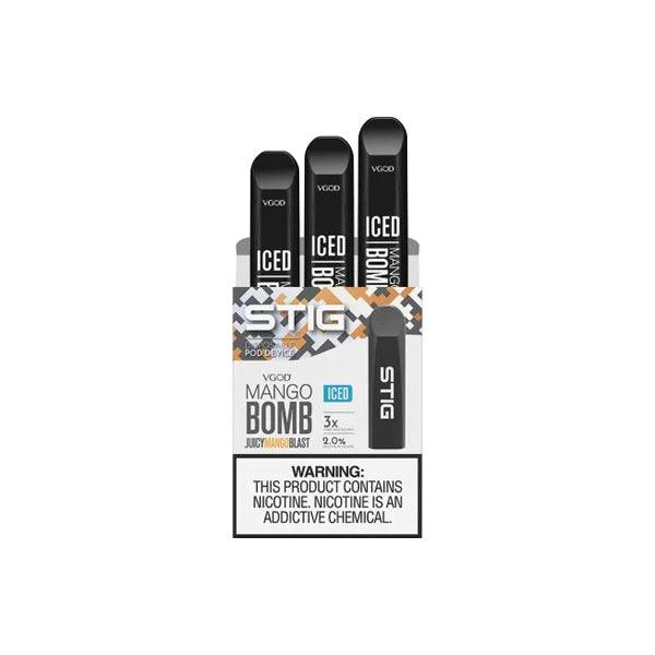 20mg VGOD Stig Disposable Pod Vape Kits 3PCS - Online Vape Shop
