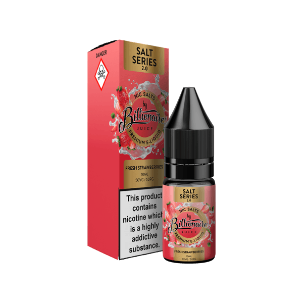 20mg Billionaire Juice Salt Series 2.0 10ml Nic Salts (50VG/50PG) - Online Vape Shop