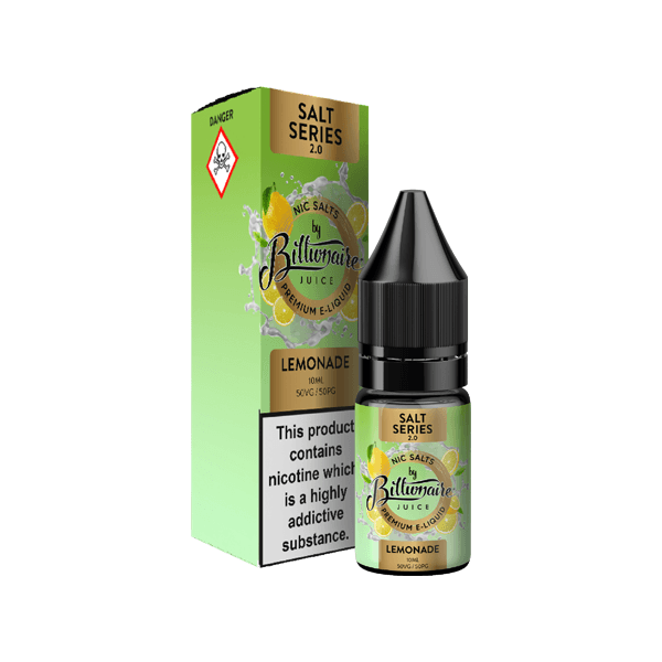 20mg Billionaire Juice Salt Series 2.0 10ml Nic Salts (50VG/50PG) - Online Vape Shop