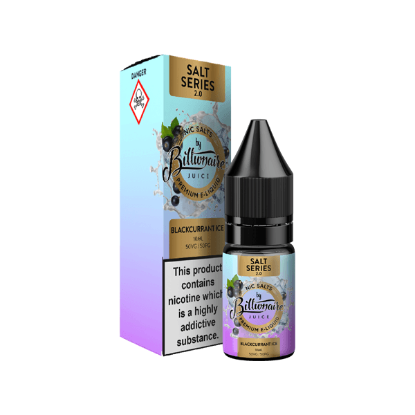 20mg Billionaire Juice Salt Series 2.0 10ml Nic Salts (50VG/50PG) - Online Vape Shop