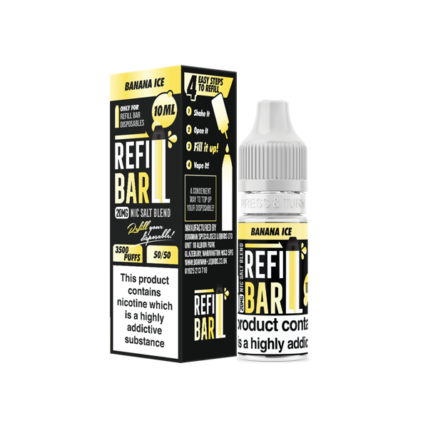 Recharge 20 mg de sels de barre 10 ml de sels de nicotine (50VG/50PG)