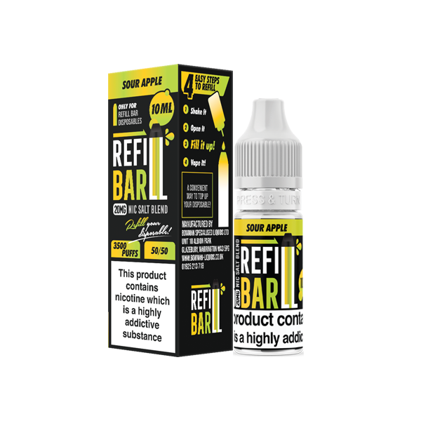 Recharge 20 mg de sels de barre 10 ml de sels de nicotine (50VG/50PG)