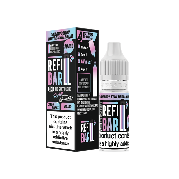 Recharge 20 mg de sels de barre 10 ml de sels de nicotine (50VG/50PG)