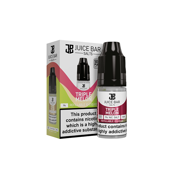10 mg de sels de barre de jus 10 ml de sels de nicotine - paquet de 5 (50VG/50PG)