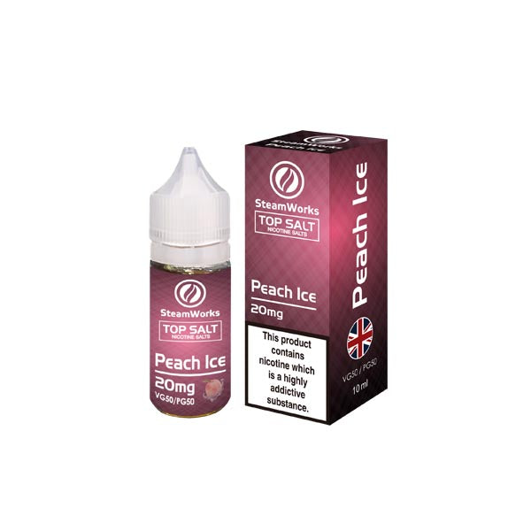 10mg Top Salt Saveur de Fruits Nic Salts par A-Steam 10ml (50VG/50PG)