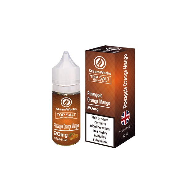 10mg Top Salt Saveur de Fruits Nic Salts par A-Steam 10ml (50VG/50PG)