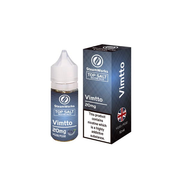 10mg Top Salt Saveur de Fruits Nic Salts par A-Steam 10ml (50VG/50PG)