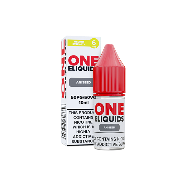 6mg One E-Liquides Aromatisés Nic Shot 10ml (50VG/50PG)