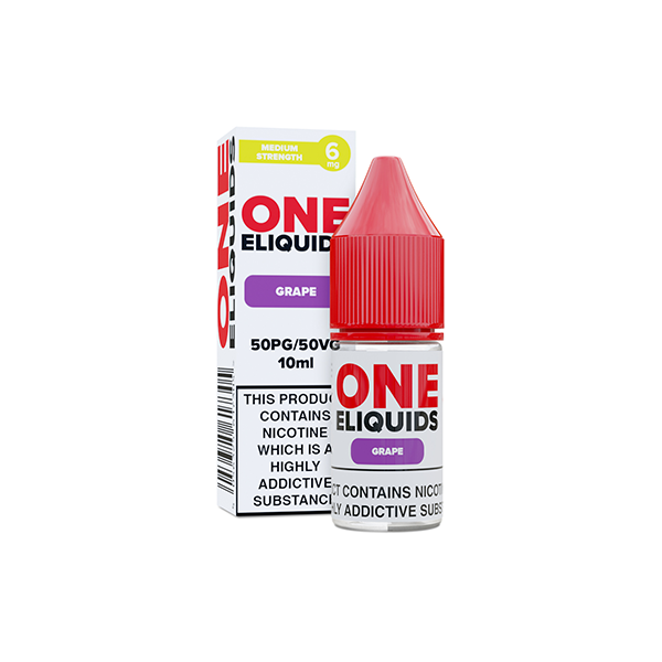 6mg One E-Liquides Aromatisés Nic Shot 10ml (50VG/50PG)