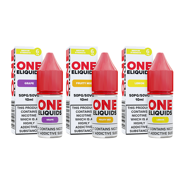 6mg One E-Liquides Aromatisés Nic Shot 10ml (50VG/50PG)