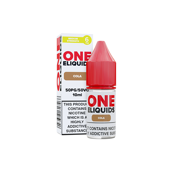 6mg One E-Liquides Aromatisés Nic Shot 10ml (50VG/50PG)