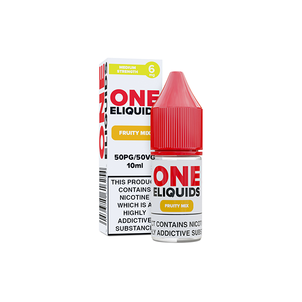 6mg One E-Liquides Aromatisés Nic Shot 10ml (50VG/50PG)