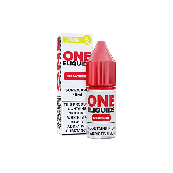 6mg One E-Liquides Aromatisés Nic Shot 10ml (50VG/50PG)