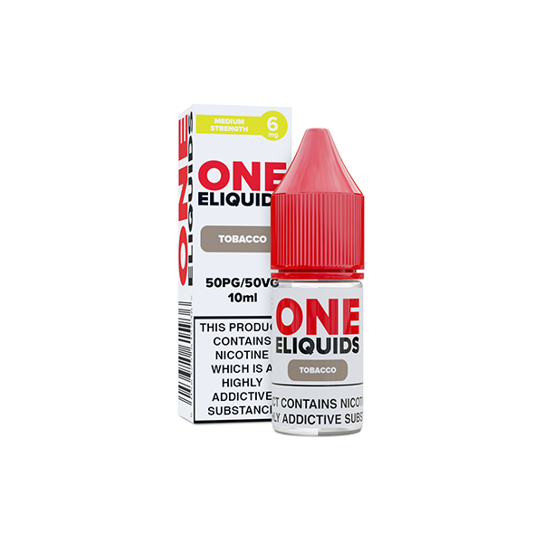 6mg One E-Liquides Aromatisés Nic Shot 10ml (50VG/50PG)