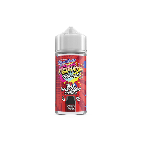 0mg Signature Mental Bar Jus 100ml Shortfill (50PG/50VG)