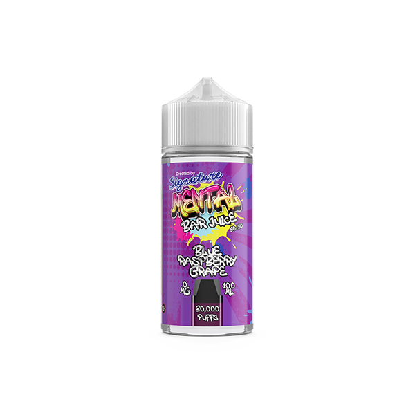0mg Signature Mental Bar Jus 100ml Shortfill (50PG/50VG)