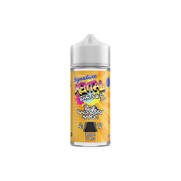 0mg Signature Mental Bar Jus 100ml Shortfill (50PG/50VG)