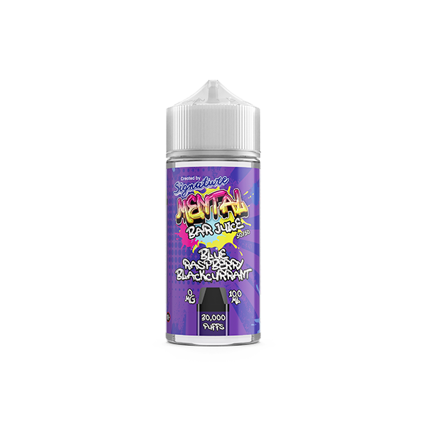0mg Signature Mental Bar Jus 100ml Shortfill (50PG/50VG)