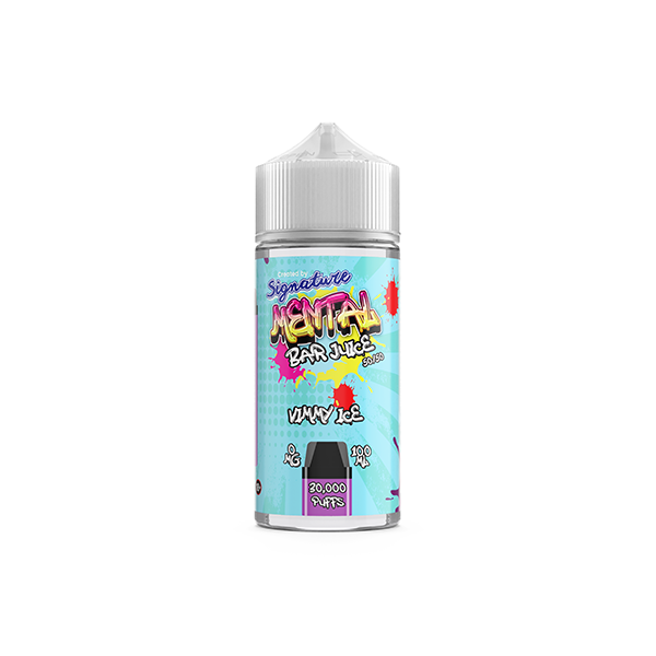 0mg Signature Mental Bar Jus 100ml Shortfill (50PG/50VG)