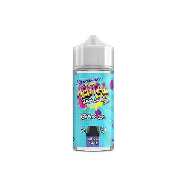 0mg Signature Mental Bar Jus 100ml Shortfill (50PG/50VG)