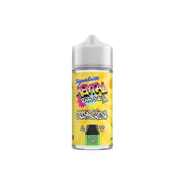 0mg Signature Mental Bar Jus 100ml Shortfill (50PG/50VG)
