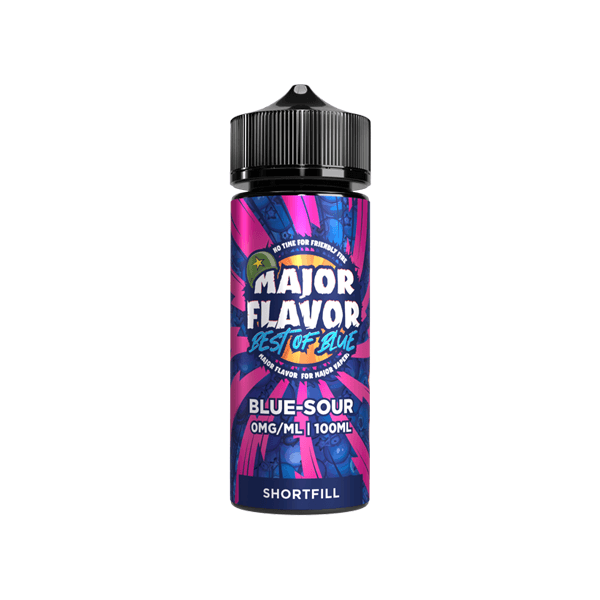 Major Flavour Best Of Blue 100ml Shortfill 0mg (70VG/30PG) - Online Vape Shop
