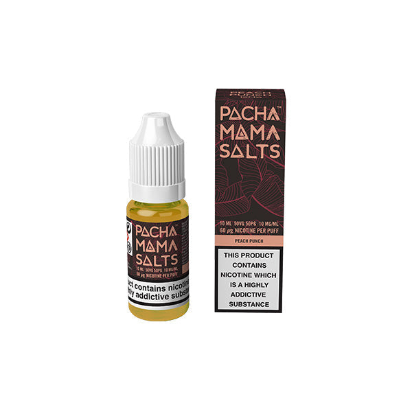 20 mg de sels de poussière de craie Pacha Mama de Charlie's 10 ml de sel de nicotine (50VG/50PG)