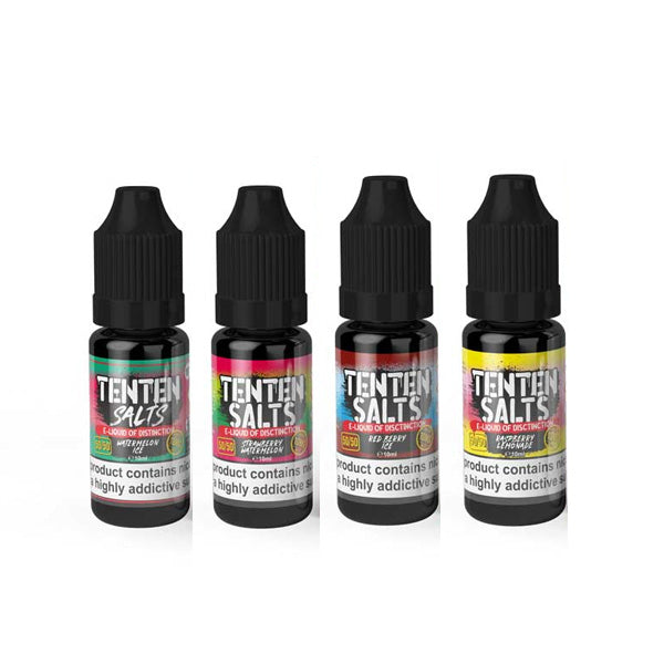 20 mg TenTen 10 ml de sels de nicotine (50VG/50PG)