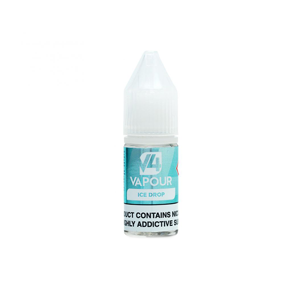 E-Liquide à base libre V4 Vapor 18 mg 10 ml (50VG/50PG)
