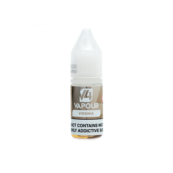 E-Liquide à base libre V4 Vapor 18 mg 10 ml (50VG/50PG)