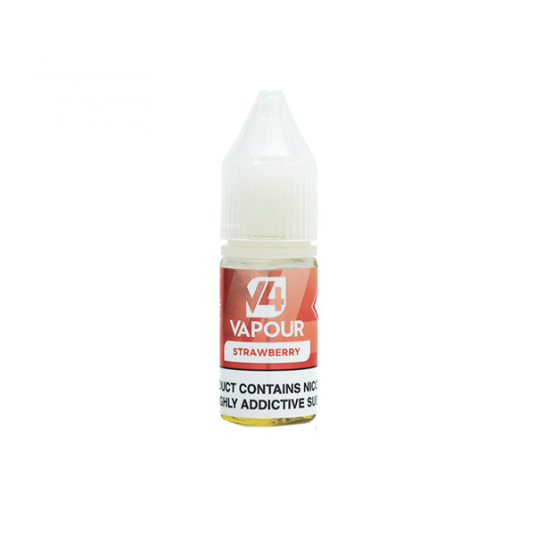 E-Liquide à base libre V4 Vapor 18 mg 10 ml (50VG/50PG)